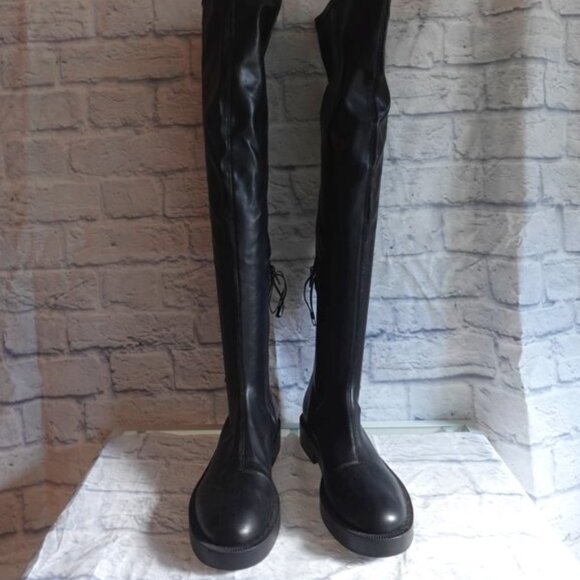 Zara Stretch over the knee Boots - Picture 4 of 9